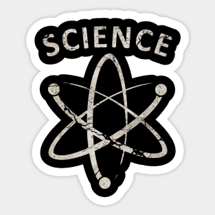 vintage science Sticker